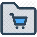 Folder Shopping Cart Icon