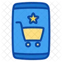 Shopping Smartphone Ecommerce Online Mobile App Shop Icon