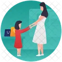 Shopping Shopping Time Motherhood Icon