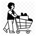 Shopping Trolley Consumerism Icon