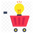 Handcart Pushcart Wheelbarrow Icon