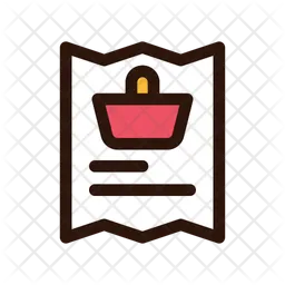 Shopping Invoice  Icon