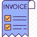 Shopping Invoice Shopping Bill Shopping Voucher Icon