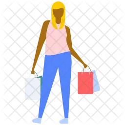 Shopping Lady  Icon