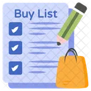 Checklist Shopping List Task List Icon