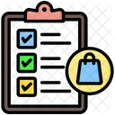 Shopping List Order List Icon