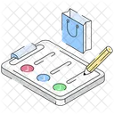 Clipboard Bag Checklist Icon