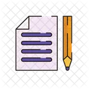 Shopping List List Pen Icon