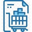 Shopping List Paper Icon