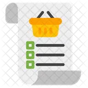 Shopping List Checklist List Icon