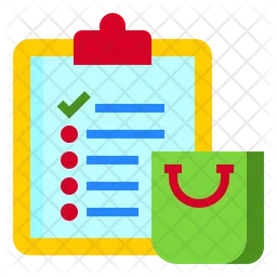 Shopping List  Icon