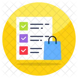 Shopping List  Icon