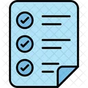 Shopping List List Note Icon