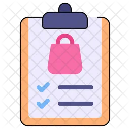 Shopping List  Icon