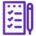 Shopping List Checklist Items Icon
