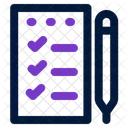 Shopping List Checklist Items Icon