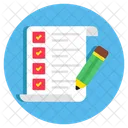 Checklist Shopping List Task List Icon