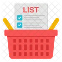 Shopping List Grocery List Wishlist Icon