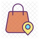 Mshopping Center Location Shopping Location Shopping Icon