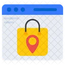 Shopping Location Web Shopping Buy Online Icon