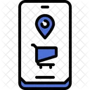 Shopping Location Mobile Location Shopping Mall Location Icon