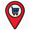 Shopping Location Shopping Direction Icon