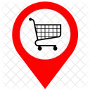 Shopping Location Pin Navigation Icon