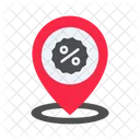 Map Location Discount Icon