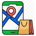 Shopping Location Shopping Gps Shopping Map Icon