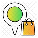 Shopping Location Mall Location Navigation Icon