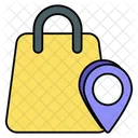 Shopping Location Navigation Mall Location Icon