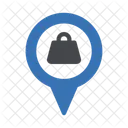 Location Pin Shopping Icon