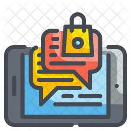 Shopping Message  Icon