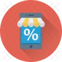 Mobile Shopping Remise Icon