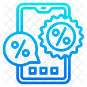 Shopping Offer Message Mobile Shopping Discount Message Icon