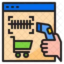 Shopping Online Scan Shopping Icon