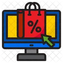 Shopping Online Bag Computer Icon