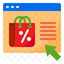 Shopping Online Bag Browser Icon