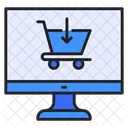 Shopping Online Ecommerce Cart Icon