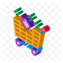 Shop Cart Label Icon