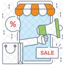 Sale Promotion Discount Marketing Discount Announcement Icon