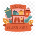 Shopping Rack Accessories Flash Sale Icon