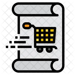 Shopping Receipt  Icon