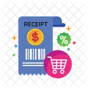 Shopping Receipt  Icon