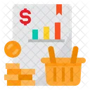 Basket Money Report Icon