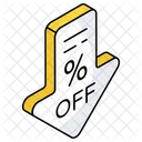Shopping Sale Shopping Discount Downward Arrow Icon