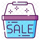 Shopping Sale Basket  Icon