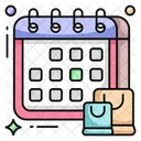 Shopping Schedule Purchase Schedule Shopping Plan Icon