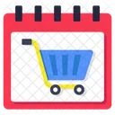 Calendar Shopping Schedule Planner Icon