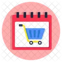 Calendar Shopping Schedule Planner Icon